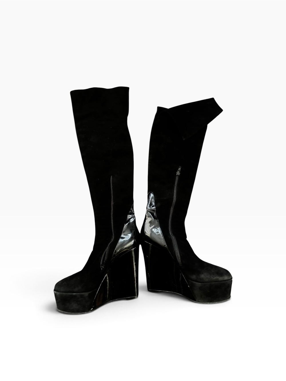 Pierre Hardy Wedge knee height boots Sz.38 1/2